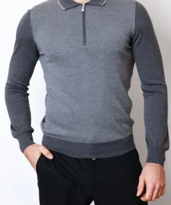 Чоловіче поло з довгим рукавом Buonamassa 