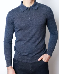 Alternative view of Чоловіче поло з довгим рукавом Panicale