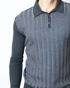 Alternative view of Чоловіче поло з довгим рукавом Panicale 