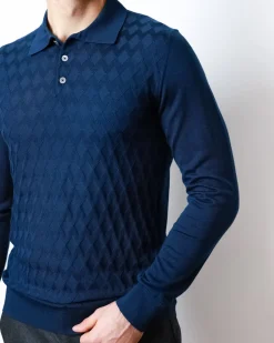 Alternative view of Чоловіче поло з довгим рукавом Panicale