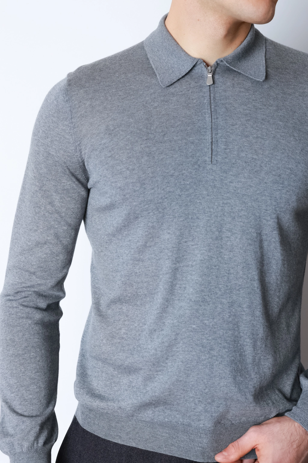 Чоловіче поло з довгим рукавом Buonamassa - Зображення 2