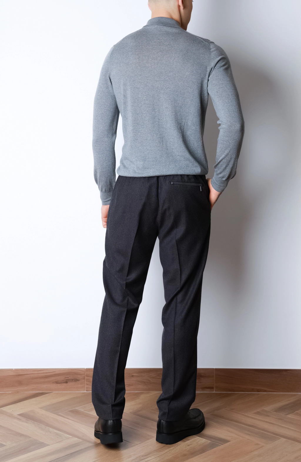 Чоловіче поло з довгим рукавом Buonamassa - Зображення 4