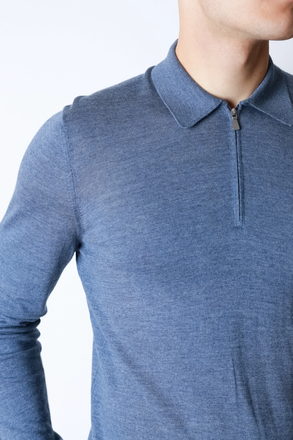 Чоловіче поло з довгим рукавом Buonamassa - Зображення 3