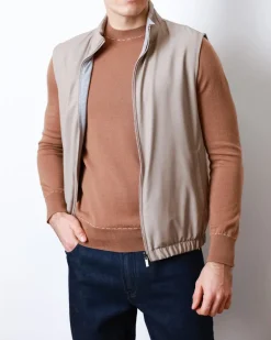 Alternative view of Чоловічий жилет двосторонній Peserico