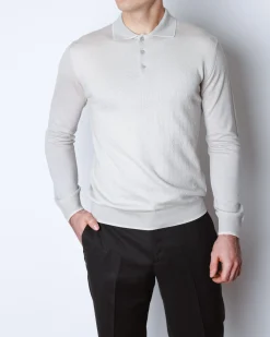 Чоловіче поло з довгим рукавом Rosso di Cerami 