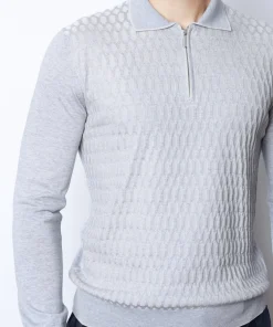 Alternative view of Чоловіче поло з довгим рукавом Rosso di Cerami