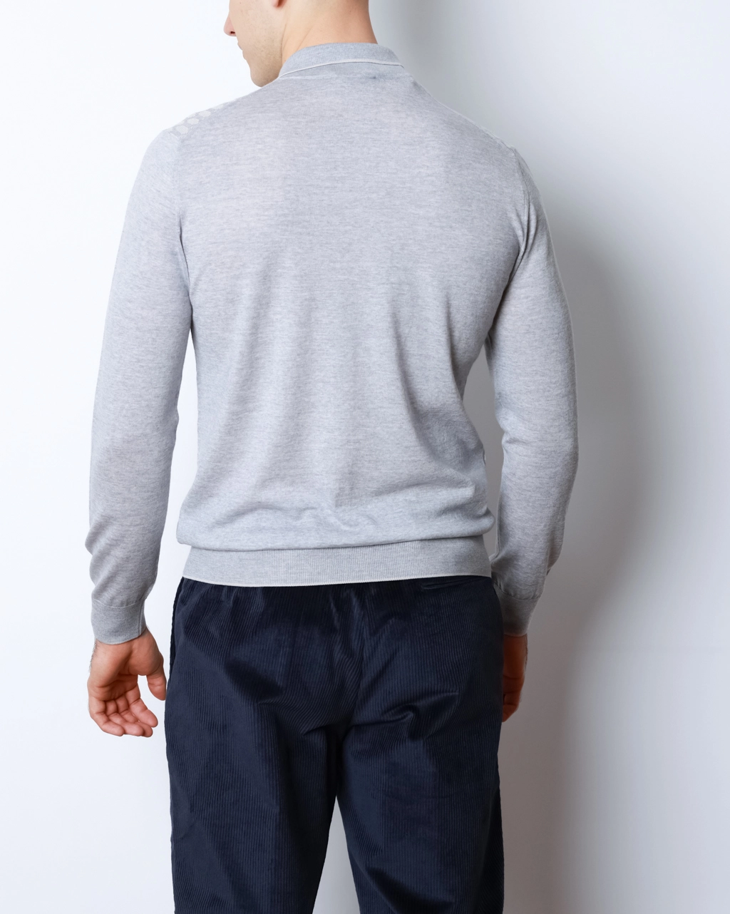 Чоловіче поло з довгим рукавом Rosso di Cerami - Зображення 5