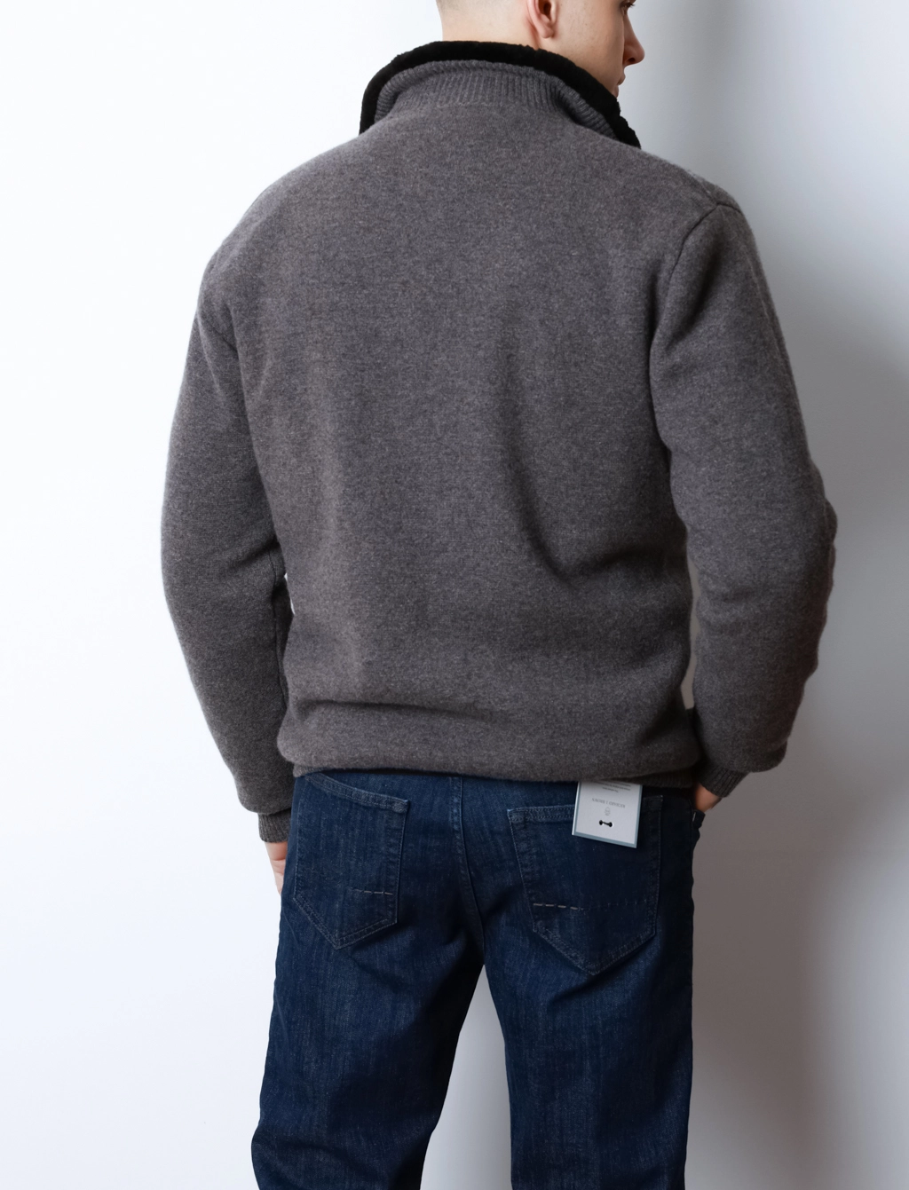 Чоловіча куртка з кашеміру Rosso di Cerami - Зображення 8